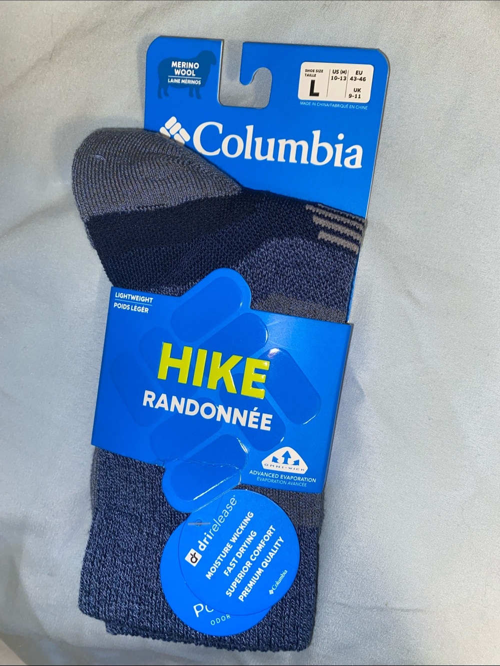Columbia Men’s Hike Lightweight Socks